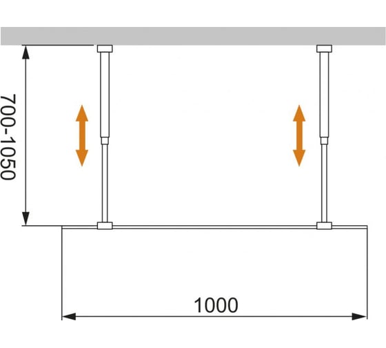 Душевая перегородка Cezares LIBERTA-L-2-100-C-Cr