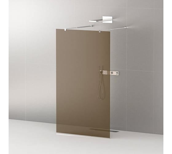 Душевая перегородка Cezares LIBERTA-L-2-120-BR-Cr 1