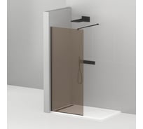 Душевая перегородка Cezares LIBERTA-L-1-110-BR-NERO