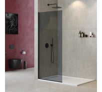 Универсальная душевая перегородка Cezares LIBERTA-L-1-TB-120-GR-NERO