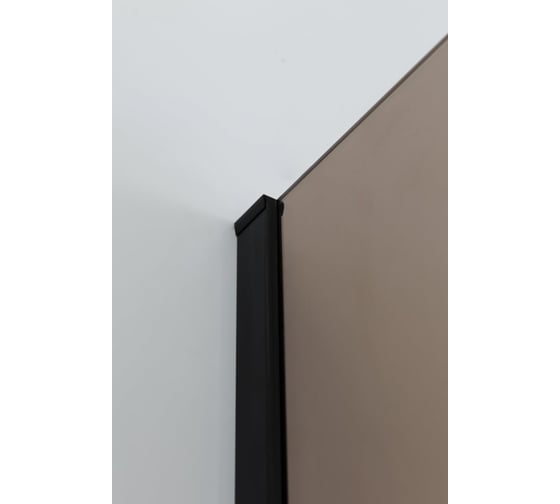 Универсальная душевая перегородка Cezares LIBERTA-L-1-TB-100-BR-NERO