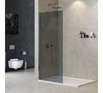 Универсальная душевая перегородка Cezares LIBERTA-L-1-TB-100-GR-Cr