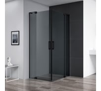 Душевой уголок Cezares SLIDER-A-2-70/80-GRIGIO-NERO