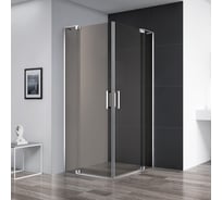 Душевой уголок Cezares SLIDER-AH-2-80/90-90/100-BR-Cr