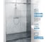 Дверь в душевую нишу GuteWetter GWMPSLD862 110x200 см, профиль хром блестящий, цвет стекла бесцветный, стекло закаленное 8 мм / 6 мм 4698032992880 2