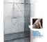Дверь в душевую нишу GuteWetter GWMPSLD862 110x200 см, профиль хром блестящий, цвет стекла бесцветный, стекло закаленное 8 мм / 6 мм 4698032992880 4