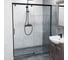 Дверь в душевую нишу GuteWetter GWMPSLD862 115x200 см, профиль черный матовый, цвет стекла бесцветный, стекло закаленное 8 мм / 6 мм 4698032993443 1