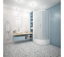 Душевое ограждение МетаКам Классик 800 стекло матовое KSP_011742 4620034052613