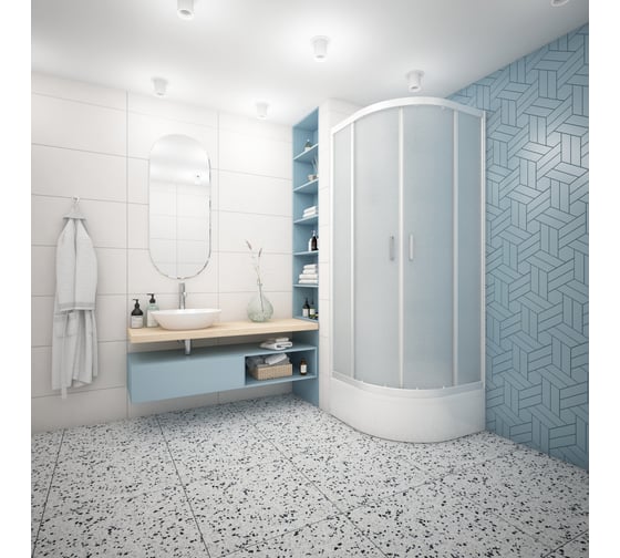 Душевое ограждение МетаКам Классик 800 стекло матовое KSP_011742 4620034052613