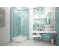 Душевое ограждение МетаКам Classic 900 мм, стекло прозрачное KSP_011745 4620034052637