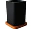 Стакан SIBO WOODY BLACK, полирезин SI37096 1