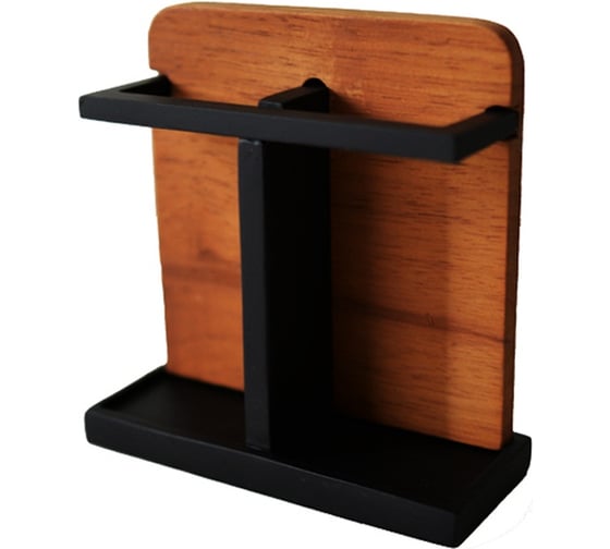 Держатель для зубных щеток SIBO WOODY BLACK, полирезин SI37097 1