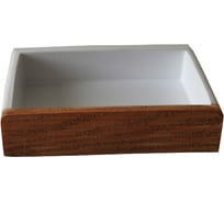 Мыльница SIBO WOODY WHITE, полирезин SI37100