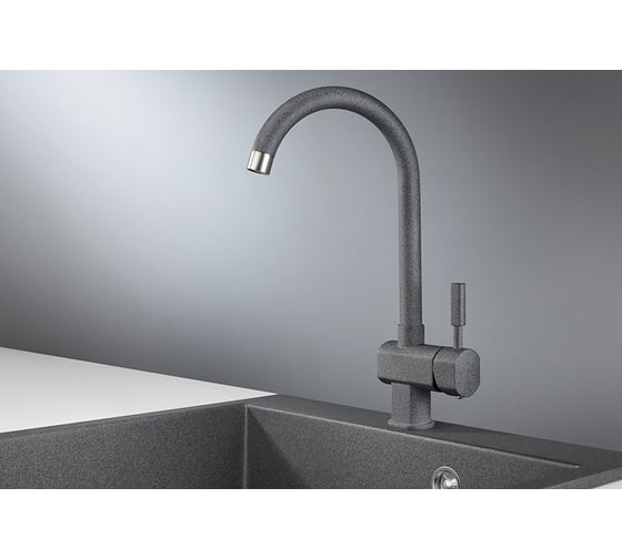 Смеситель для кухни GRANULA ST-31 графит