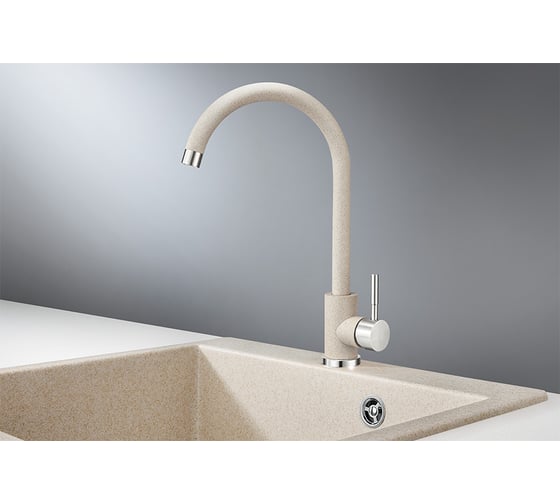 Смеситель для кухни GRANULA ST-4031 пирит