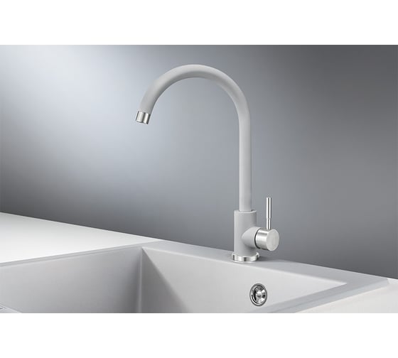 Смеситель для кухни GRANULA ST-4031 алюминиум