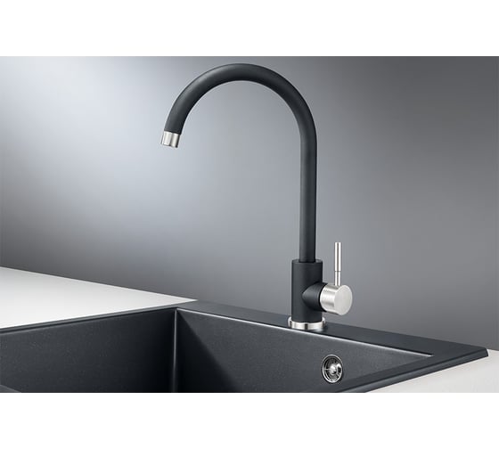 Смеситель для кухни GRANULA ST-4031 шварц