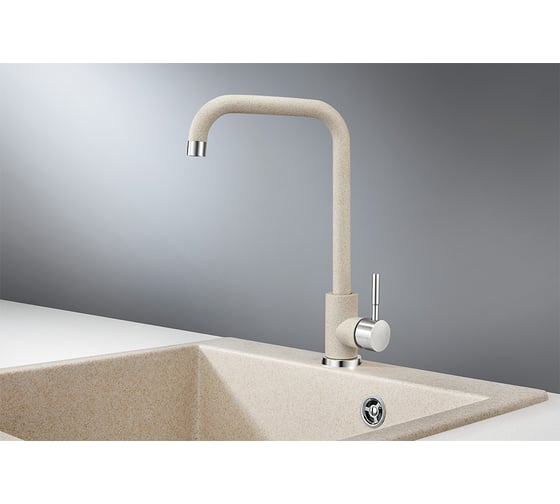 Смеситель для кухни GRANULA ST-4033 пирит