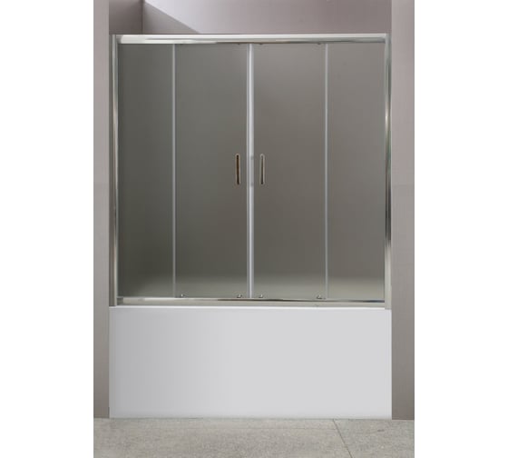 Душевая шторка на ванну BelBagno UNO-VF-2-170/145-P-Cr 1