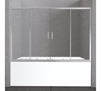 Шторка на ванну BelBagno UNIQUE-VF-2-150/180-140-P-Cr