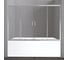 Шторка на ванну BelBagno UNIQUE-VF-2-150/180-140-P-Cr 1