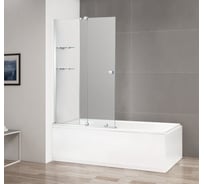 Шторка на ванну с полками STREAM-VFS-11-90/150-C-Cr Cezares STREAM-VFS-11-100/150-C-Cr