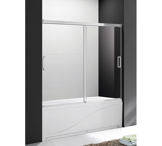 Душевая шторка на ванну Cezares TANDEM-SOFT-VF-2-190/145-C-Cr-IV 1