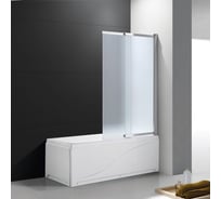 Душевая шторка на ванну Cezares SLIDER-VF-11-100/150-P-Cr