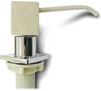 Дозатор GranFest GF Квадрат с колбой 250 мм 004 бежевый