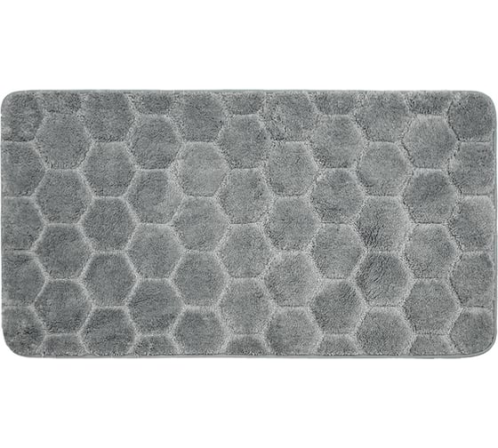 Коврик в ванну Bath Plus ЛАНА 120x70 м/фибра серый GR210S