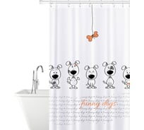Штора Tatkraft FUNNY DOGS PEVA 17511