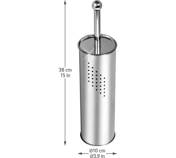 Ершик для туалета/унитаза Tatkraft KAISER 11212