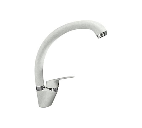 Смеситель для кухни GranFest QUARZ боковой, D-35 мм, белый Z3323  бел