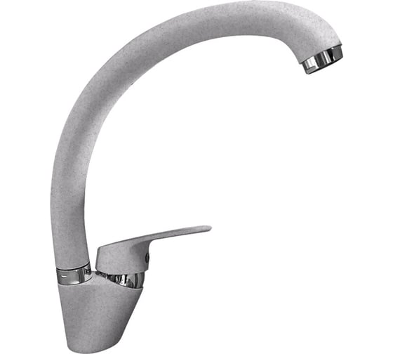 Смеситель для кухни GranFest GF боковой, D-40mm, серый 3323