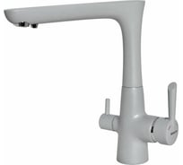 Смеситель для кухни EWIGSTEIN EW  Г-образный, с краном питьевой воды, серый металлик 32235156 сер мет
