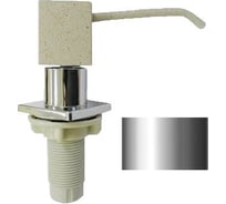 Дозатор с колбой GranFest GF квадрат, 250 мм 004 хром