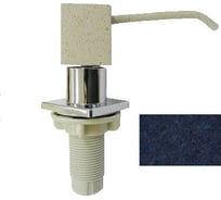 Дозатор GranFest GF Квадрат с колбой, 250 мм, синий 004