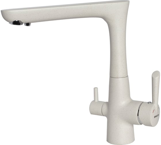 Смеситель для кухни EWIGSTEIN EW Г-образный, с краном питьевой воды, бежевый 32235154