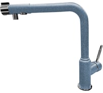 Смеситель GranFest GF Г-образный, с краном питьевой воды, D-35 мм, графит 7671 граф