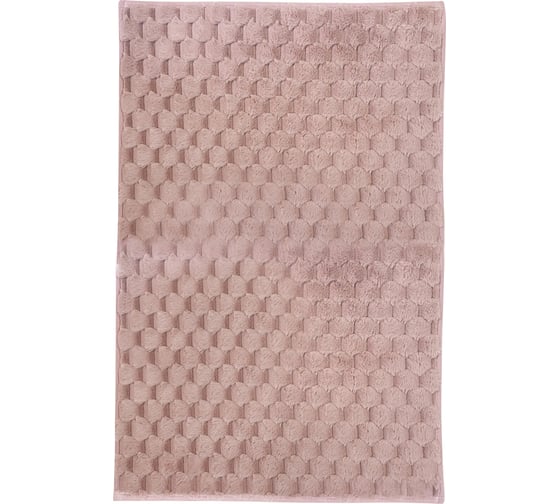 Коврик для ванной комнаты FORA HONEY 50x80 см, пудровый FOR-HONEY-5080-PINK