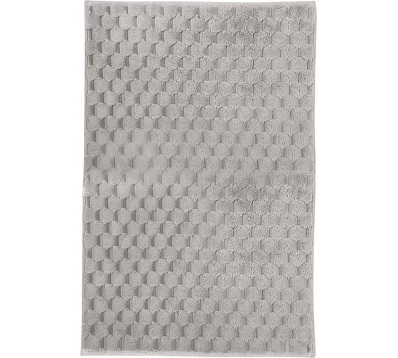 Коврик для ванной комнаты FORA HONEY 50x80 см, жемчужно-серый FOR-HONEY-5080-GREY 1