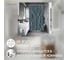 Штора для ванной EUROHOUSE PEVA, 180x180см, 12 пластиковых колец, зеленый узор 16238 10