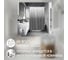 Штора для ванной EUROHOUSE PEVA, 180x180см, 12 пластиковых колец, серый градиент 16240 9