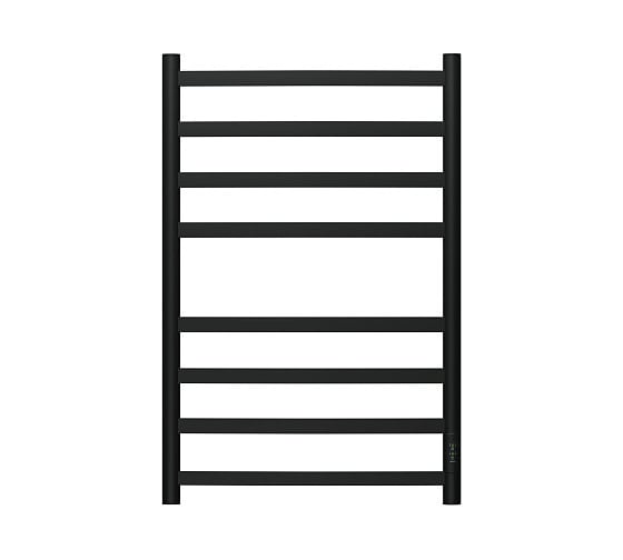 Полотенцесушитель электрический Point Антея П8 500x800, диммер справа, черный PN17858B
