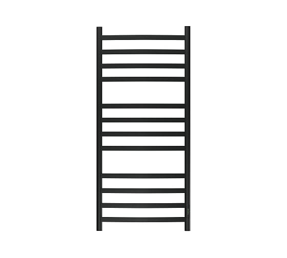 Полотенцесушитель электрический Point Антея П12 500x1200, диммер справа, черный PN17852B