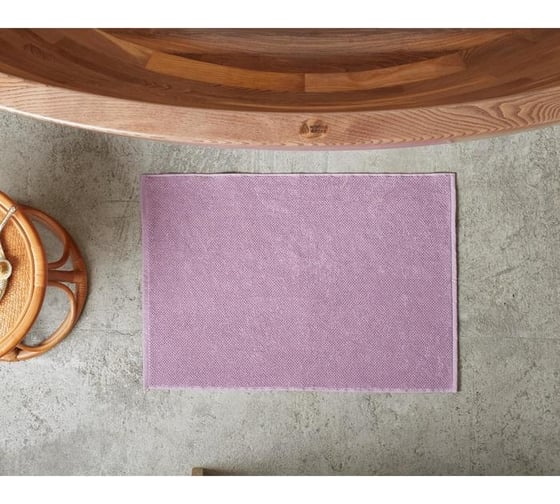 Махровый коврик Этель Organic Lavender 50x70 см, 100% хлопок, 550гр/м2 5572877