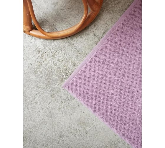 Махровый коврик Этель Organic Lavender 50x70 см, 100% хлопок, 550гр/м2 5572877