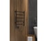Полотенцесушитель INDIGO Arc electro 60/40 (скр.монтаж, унив.подкл.R/L, черный муар) LCAE60-40BRR 3