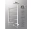 Полотенцесушитель INDIGO Arc electro 60/40 (скр.монтаж, унив.подкл.R/L, белый матовый) LCAE60-40WMR 4