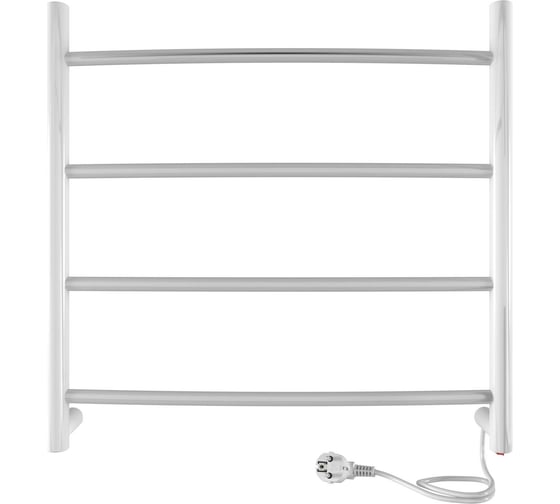 Полотенцесушитель INDIGO Arc electro 50/50, (скр.монтаж, унив.подкл.R/L, белый матовый) LCAE50-50WMR